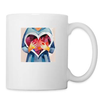 With all my heart - Mug - white - Right