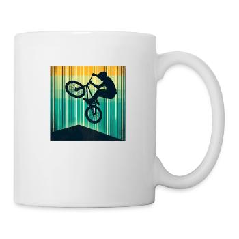 Bicycle Motocross Vintage Cycling - Mug - white - Right