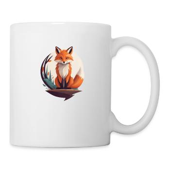 Fuchs - Tasse - Weiß - Rechts