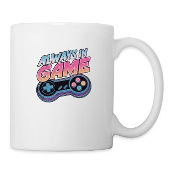 Immer im Spiel - Videospiel - Gamer - Tasse - Weiß - Rechts