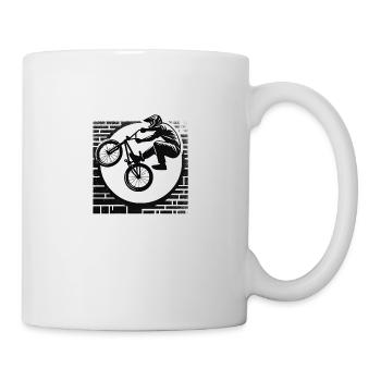 Bicycle Motocross Vintage Cycling - Mug - white - Right