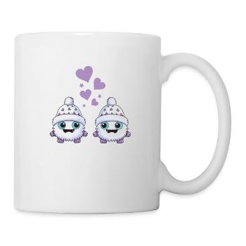 Monstre Amour d’Hiver - Mug blanc - blanc - Droite