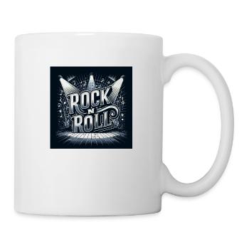 Rock'n'Roll - Tasse - Weiß - Rechts