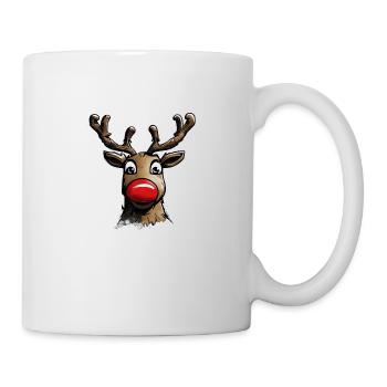 Rudolf Reindeer with the Red Nose Christmas - Mug - white - Right
