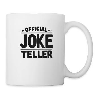 Offizieller Witzerzähler - Tasse - Weiß - Rechts
