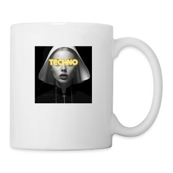 Sweet Techno Nun - Rave Design - Tasse - Weiß - Rechts