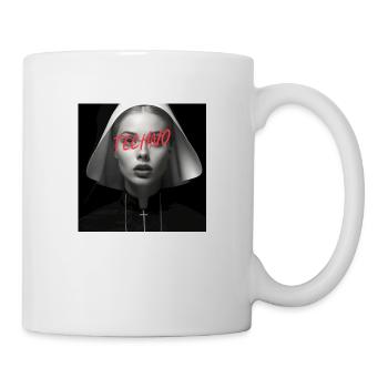 Techno Nun - Rave Design - Tasse - Weiß - Rechts