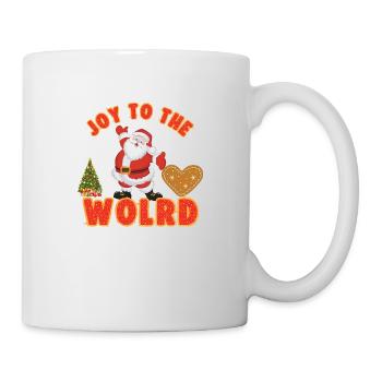 Joy To The World Graphic Tee - Mug - white - Right
