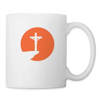 Jésus-Christ Dieu Foi Croix Falaise Montagne Prière - Mug blanc - blanc - Droite