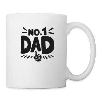 Nr. 1 Vater - Tasse - Weiß - Rechts