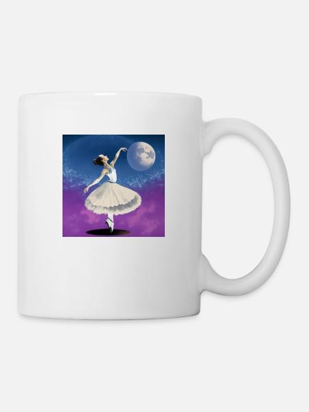 Zehenspitze - Tasse - Weiß