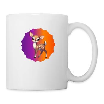 Jeune faon - Mug blanc - blanc - Droite