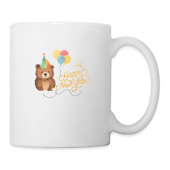 Happy New Year Bear - Mug - white - Right