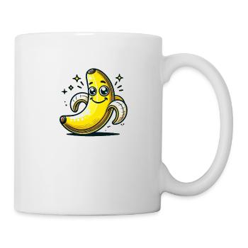 banane - Mug blanc - blanc - Droite