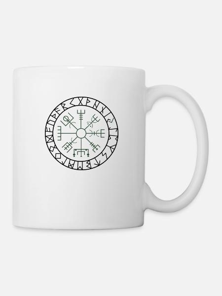 Boussole Viking - Mug blanc - blanc
