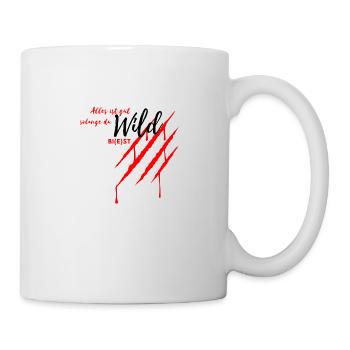 Everything is fine as long as you're wild - Wild Beast fb - Mug - white - Right