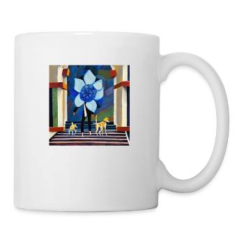 A blue flower in my head - Mug - white - Right