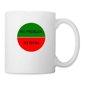 No problem vs Problem - Mug - white - Right