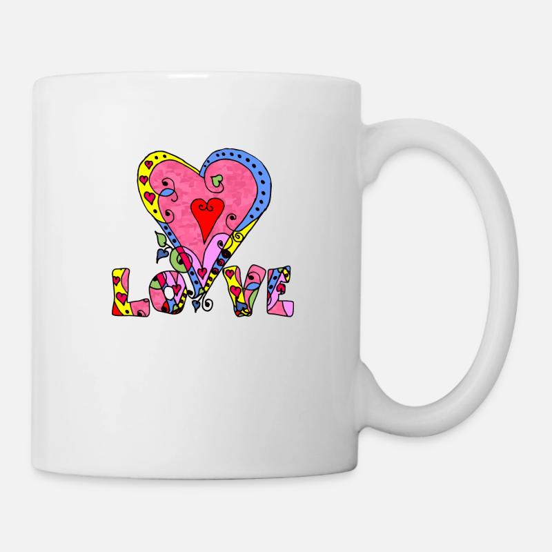 Herz - Tasse - Weiß