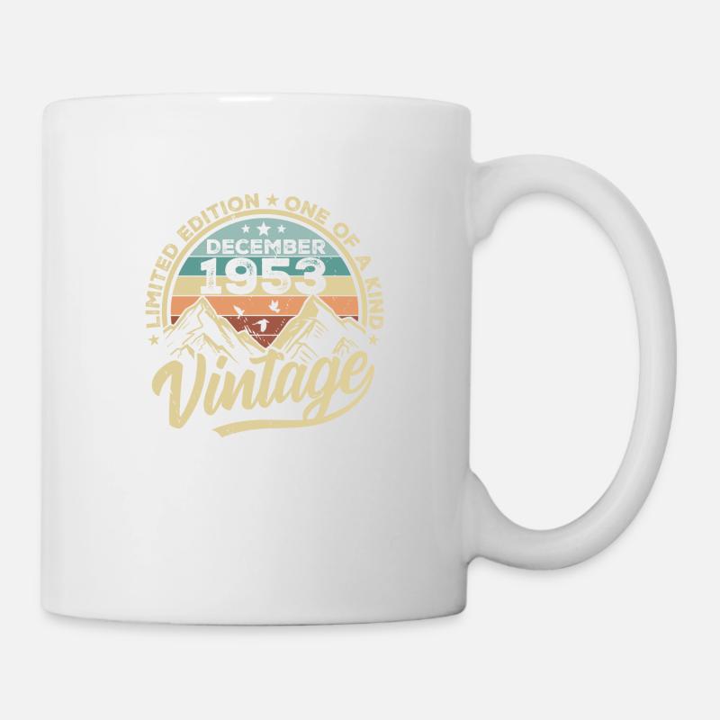 Original Décembre 1953 - Cadeau d’anniversaire 72e - Mug blanc - blanc