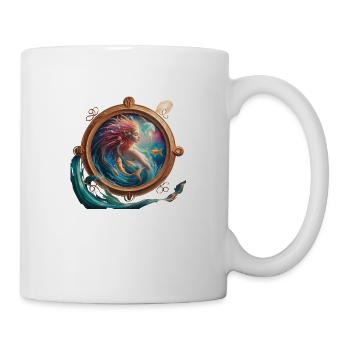 Poisson signe astrologique - Mug blanc - blanc - Droite