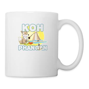 Voile Pêche k8h phangan - Mug blanc - blanc - Droite