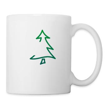 Merry Christmas Tree - Mug - white - Right