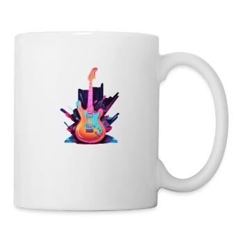 Guitare Rock Musique - Mug blanc - blanc - Droite