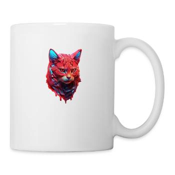 Katze - Tasse - Weiß - Rechts