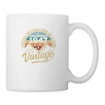 Original December 1947 - 78th Birthday Gift - Mug - white - Right