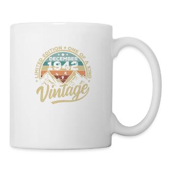 Original Dezember 1942 - 83. Geburtstag Geschenk - Tasse - Weiß - Rechts