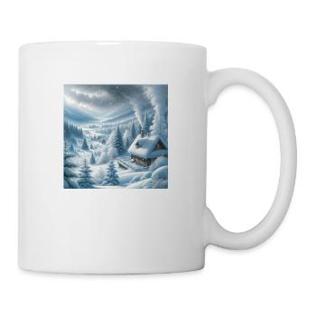 Schneelandschaft - Tasse - Weiß - Rechts