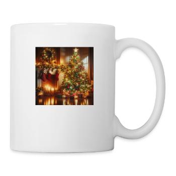 Weihnachtsbaum - Tasse - Weiß - Rechts