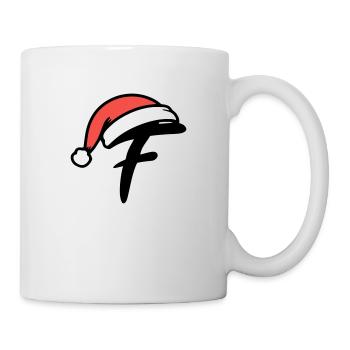 Lettre F Noël - Mug blanc - blanc - Droite