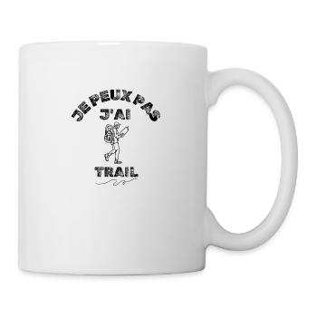 Humour | J'peux pas j'ai trail - Mug blanc - blanc - Droite