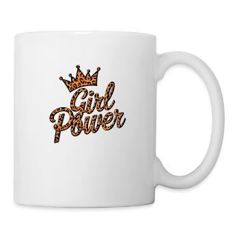 Girl Power - Power to the Strong and Courageous Woman - Mug - white - Right