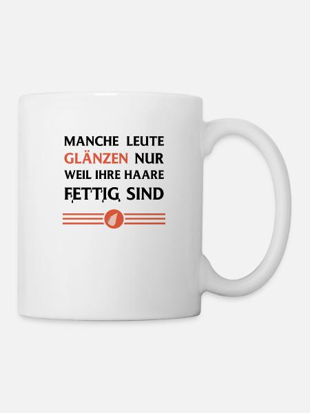 Design "Greasy Shine" - Tasse - Weiß