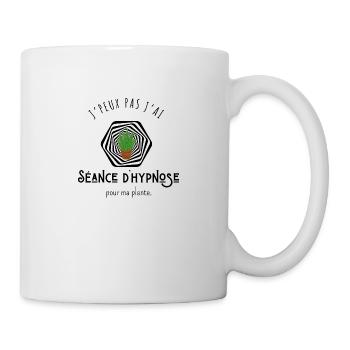 I can't I have a hypnosis session for my plant - Mug - white - Right