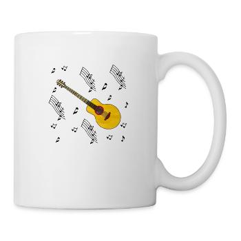 Gitarre - Tasse - Weiß - Rechts