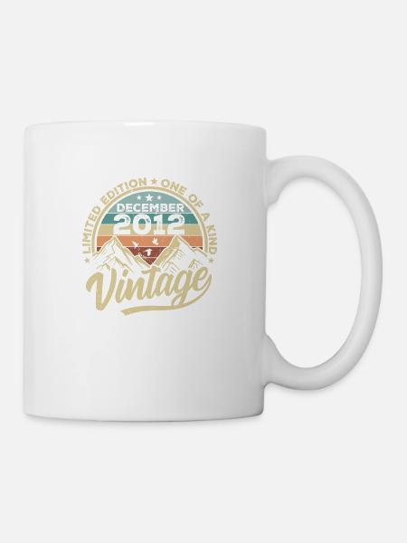 Original Dezember 2012 - 13. Geburtstag Geschenk - Tasse - Weiß
