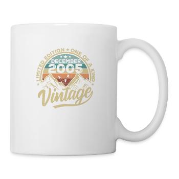 Original Décembre 2005 - Cadeau d’anniversaire 20 - Mug blanc - blanc - Droite