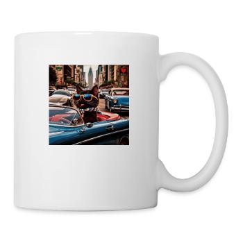 Cat on tour - I love Mexico! - Mexico city - Mug - white - Right