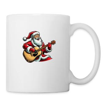 Santa Claus Guitar Music - Mug - white - Right