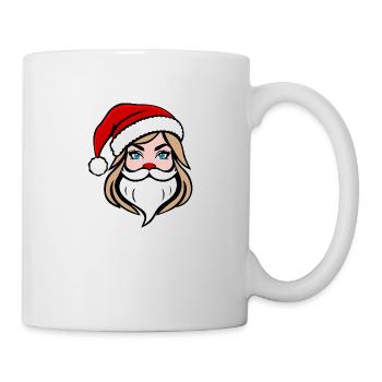 weihnachtsfrau Weihnachten female mrs. santa clara - Mug - white - Right