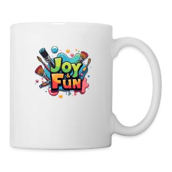 FREUDE UND SPASS - Tasse - Weiß - Rechts
