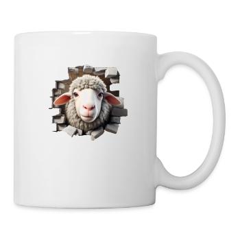 Sheep Head in Hole 2 - Mug - white - Right