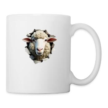 Sheep Head in Hole 1 - Mug - white - Right