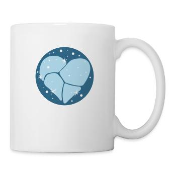 Cœur de neige - Mug blanc - blanc - Droite