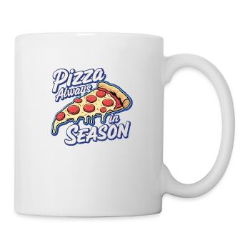 Pizza always in season - Italian fast food - Mug - white - Right