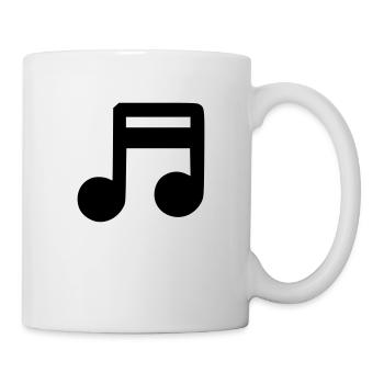Musiknote - Tasse - Weiß - Rechts